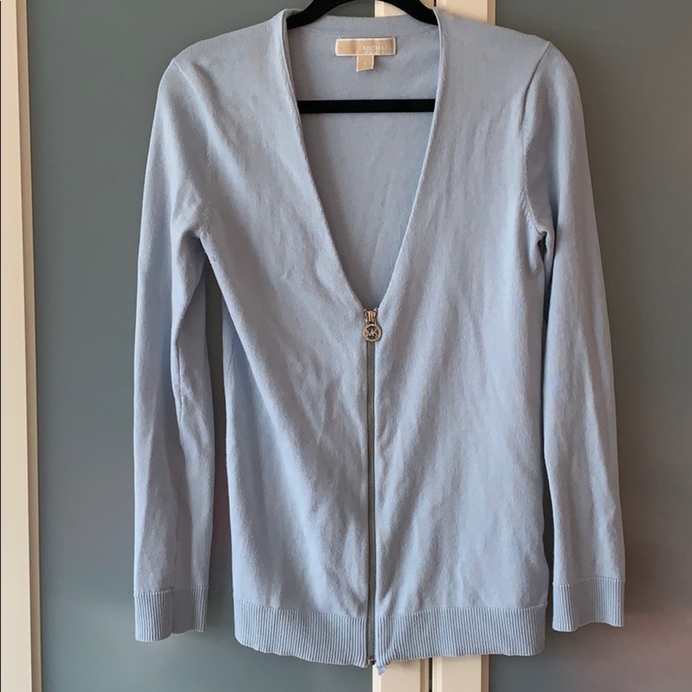 Michael Kors cardigan sweater  Powder Blue